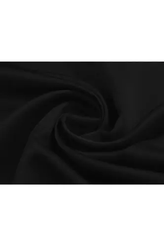 Black Thermal 100% Light Blocking Blackout Dimout Curtain (W X H) - 1