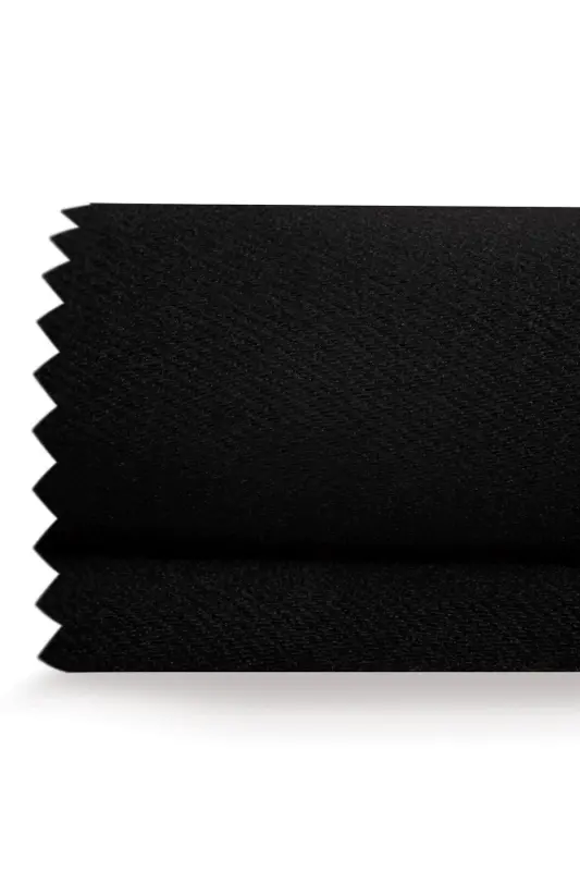 Black Thermal 100% Light Blocking Blackout Dimout Curtain (W X H) - 6