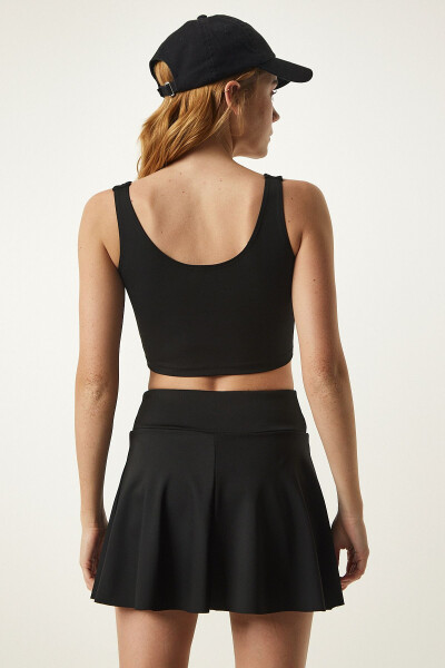 Black Tights Mini Tennis Skirt OW00017 - 6