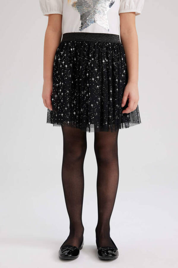 Black Tulle Skirt for Girls - 5