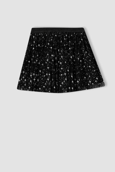 Black Tulle Skirt for Girls - 9