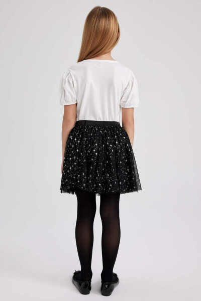 Black Tulle Skirt for Girls - 3