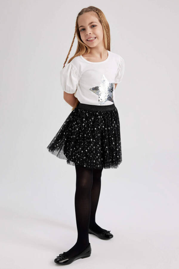 Black Tulle Skirt for Girls - 10