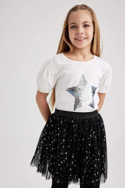 Black Tulle Skirt for Girls - 11