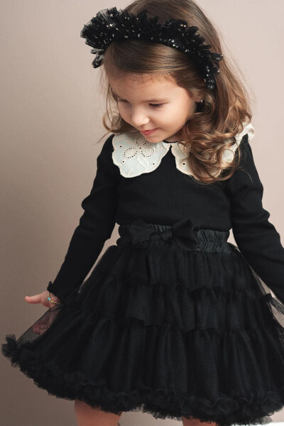 Black Tulle Skirt MDVK114 - 5