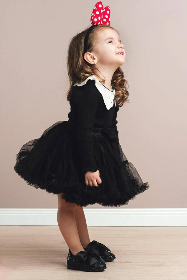 Black Tulle Skirt MDVK114 - 6