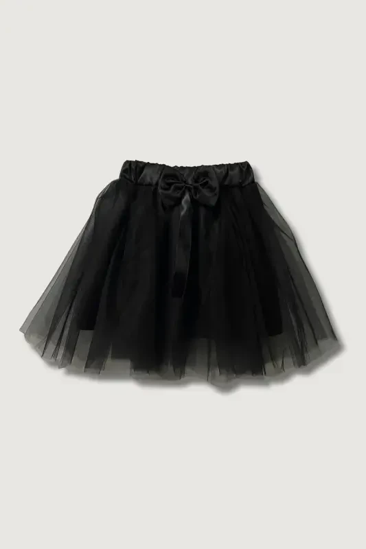Black Tutu Skirt-BLACK - 1