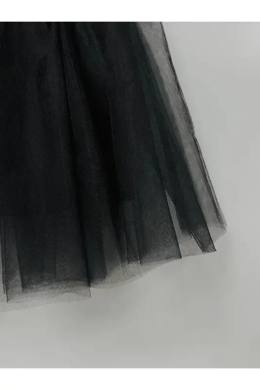 Black Tutu Skirt-BLACK - 2