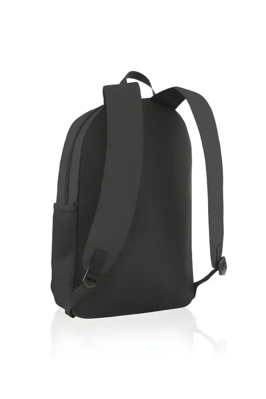 Black Waterproof 2 Compartment Daypack-Matte Black - 2