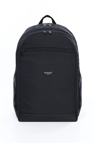 Black Waterproof 3 Compartment Daily Backpack - D'VERS (1)