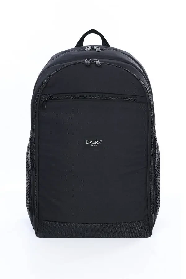 Black Waterproof 3 Compartment Daily Backpack - 2