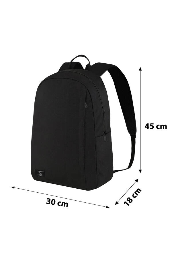 Black Waterproof Everyday Backpack - 8