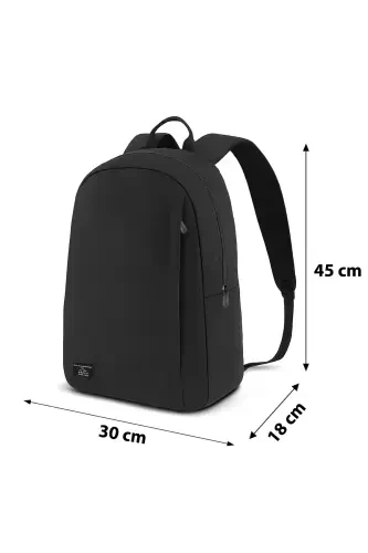 Black Waterproof Everyday Backpack - 4