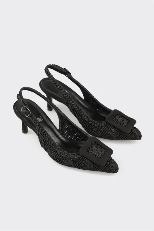Black Woman's High Heels - 2