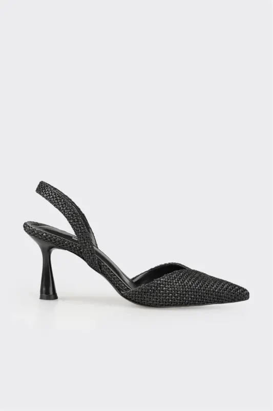 Black Woman's High Heels - 1