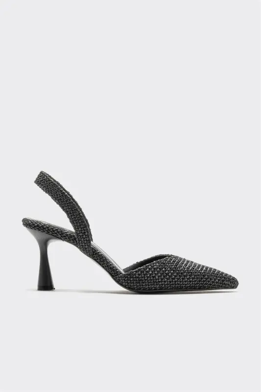 Black Woman's High Heels - 1