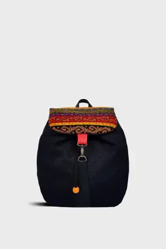 Black Women Backpack-BlackEthnic - 1