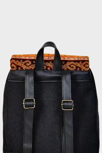 Black Women Backpack-BlackEthnic - 7