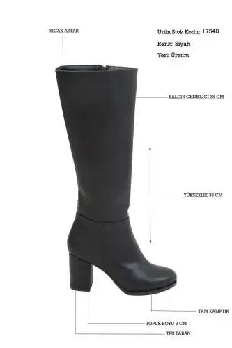 Black Women Boots 17548-BLACK - SOHO (1)