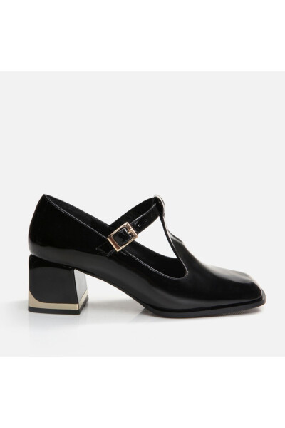 Black Women Chunky Heel - Hotiç