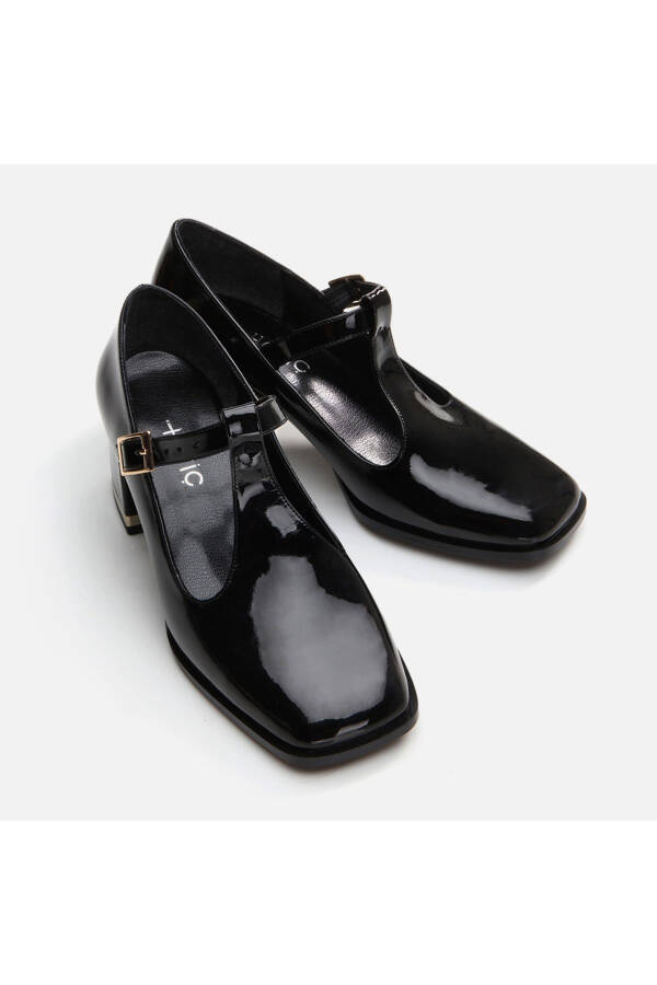 Black Women Chunky Heel - 3