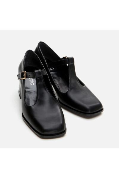 Black Women Chunky Heel - 3