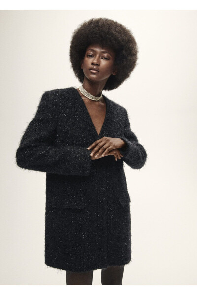 Black Women Jacket 37079104 - 7