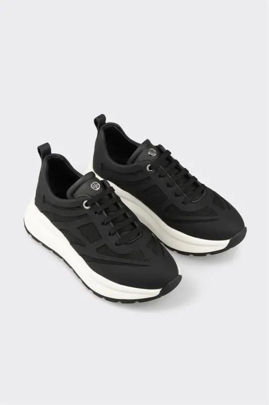 Black Women's Athletic Shoe - Black - 2