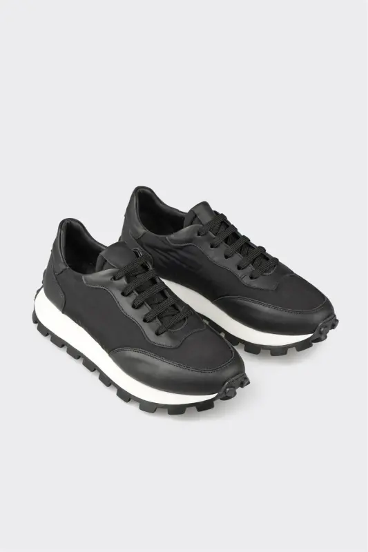 Black Women's Athletic Shoe - Black - 2