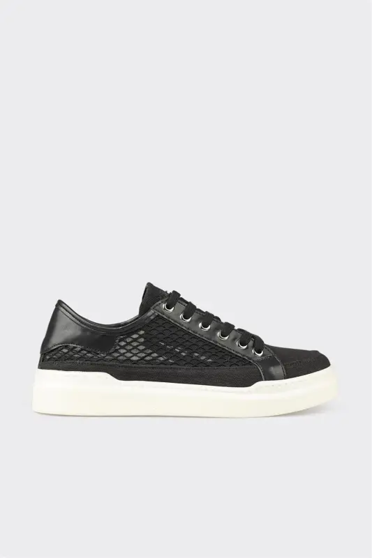 Black Women's Athletic Shoes - Black - ELLE SHOES