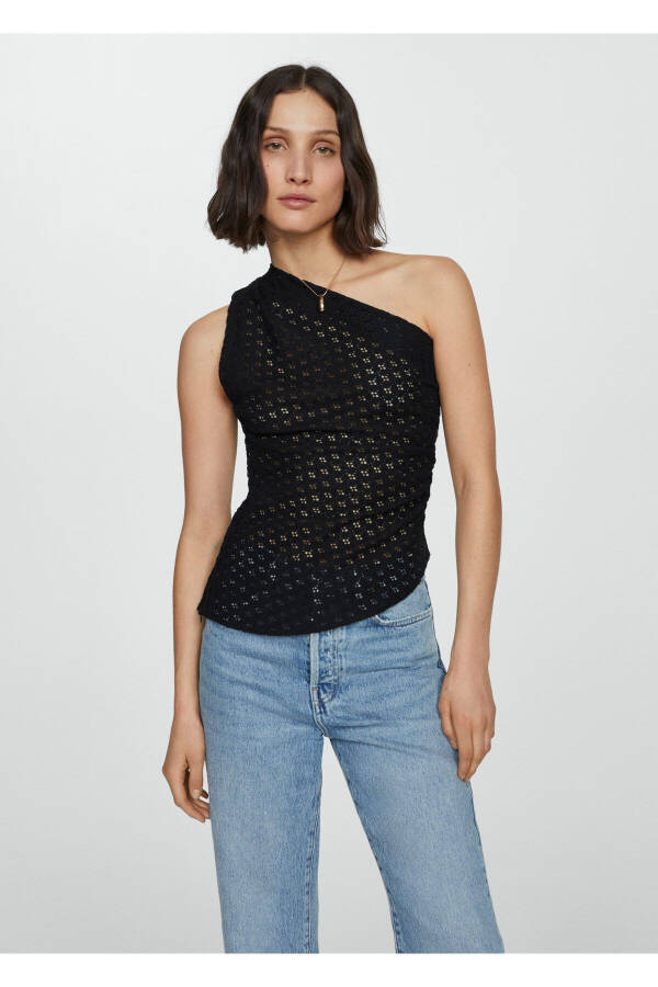 Black Women's Blouse 67047127 - 2