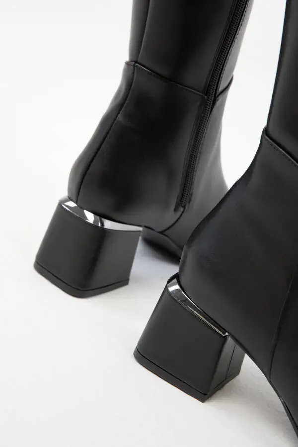 Black Women's Boots - 4