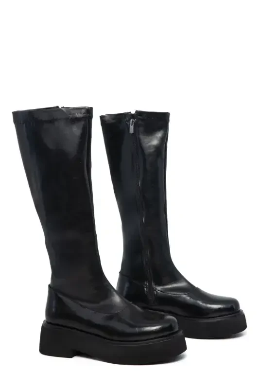 Black Women's Boots - 3