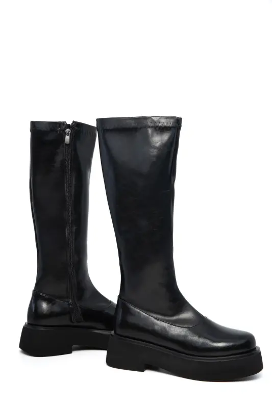 Black Women's Boots - 4