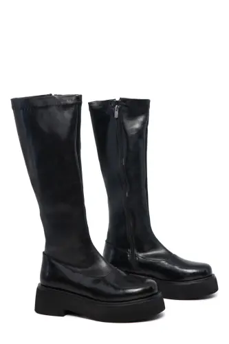 Black Women's Boots - 5