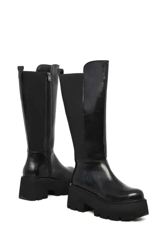 Black Women's Boots 19945 - 3