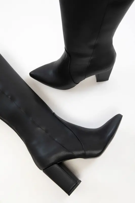 Black Women's Boots (19956) - 5