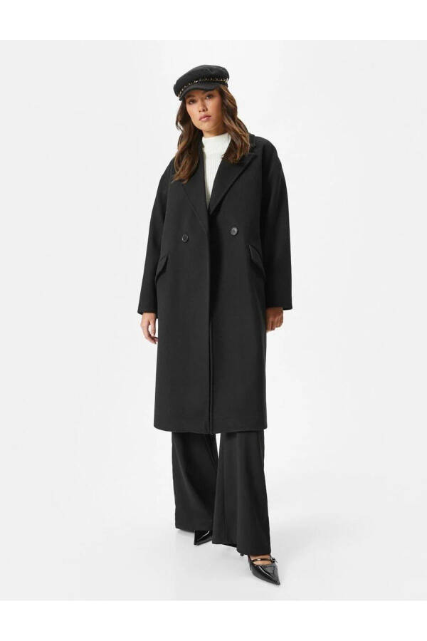 Black women's coat - 1