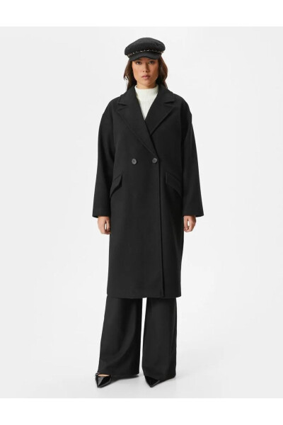 Black women's coat - 3