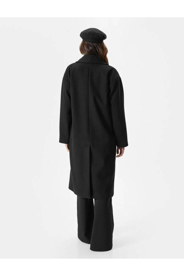 Black women's coat - 4