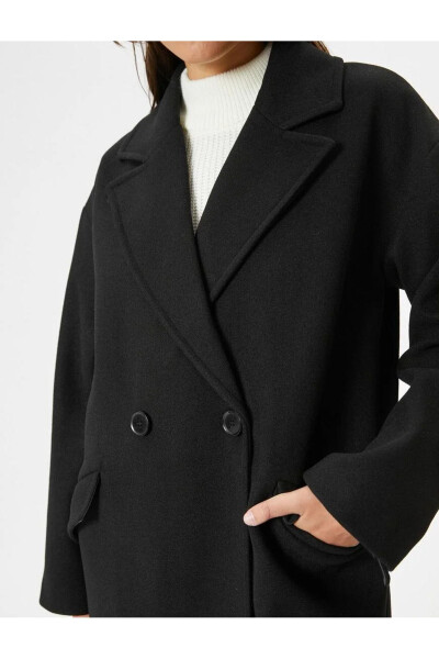 Black women's coat - 6