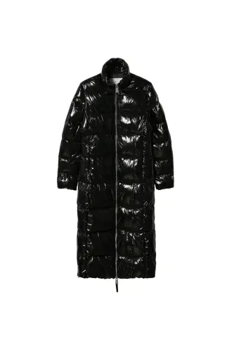 Black Women's Coat 37005132 - Black/Color - 4