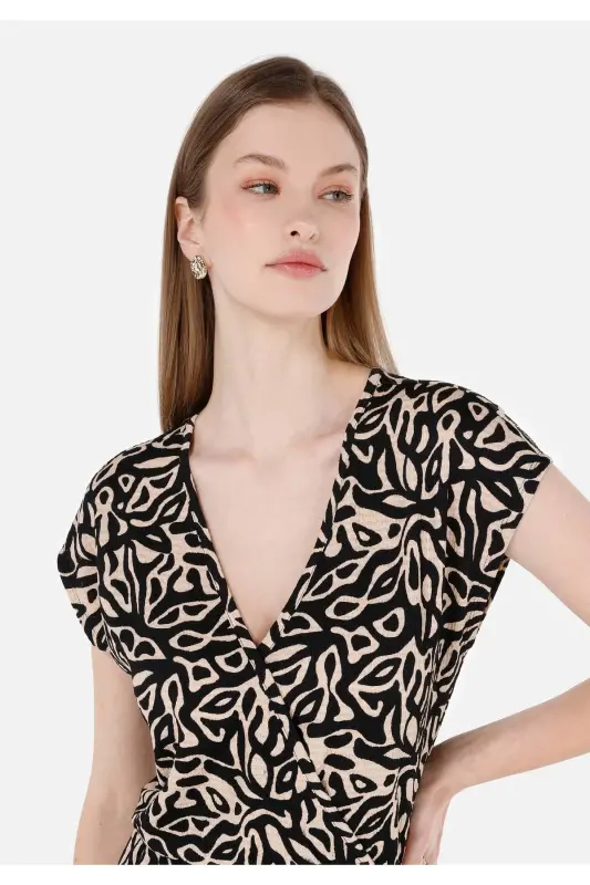 Black women's dress - 4