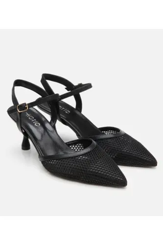 Black Women's Fishnet Stiletto - HOTIÇ (1)