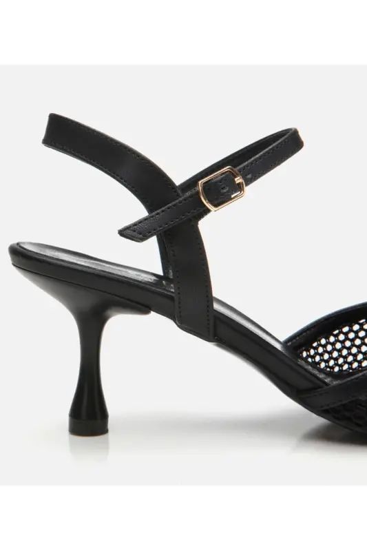 Black Women's Fishnet Stiletto - 3