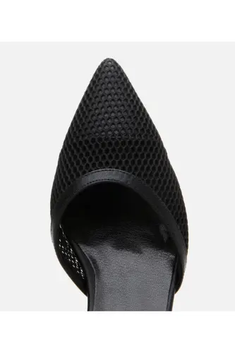 Black Women's Fishnet Stiletto - 5