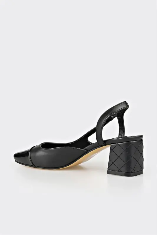 Black Women's High Heel Shoes - Black - 3
