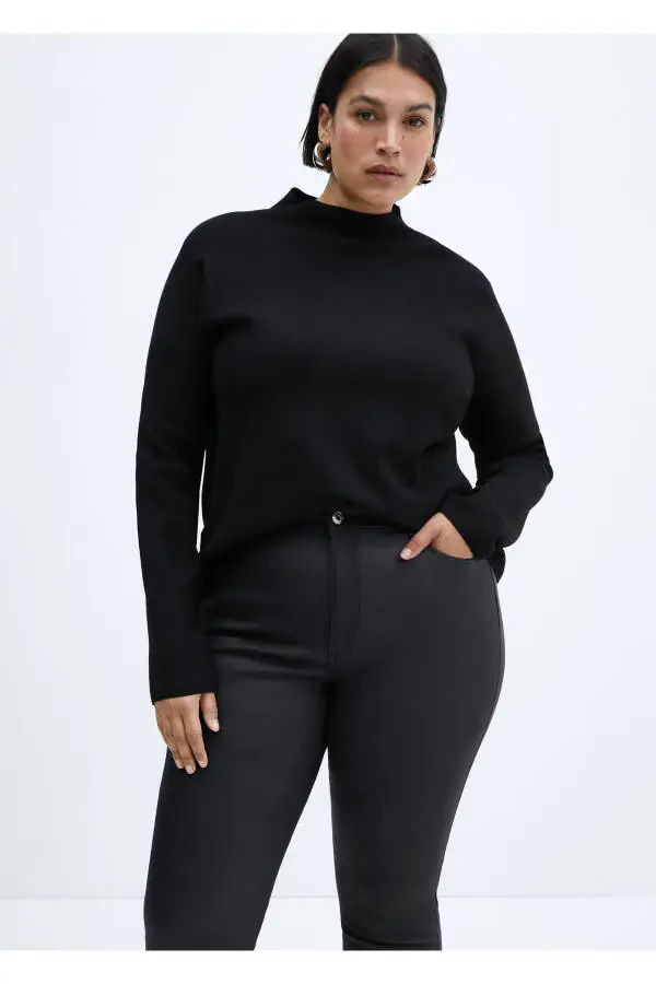 Black Women's Jeans 67110264 - 5