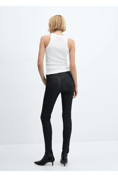 Black Women's Jeans 67110264 - 9