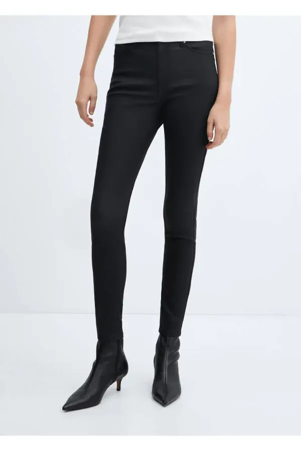 Black Women's Jeans 67110264 - 11